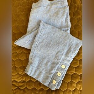 Chico's Blue Ankle Cropped Pants